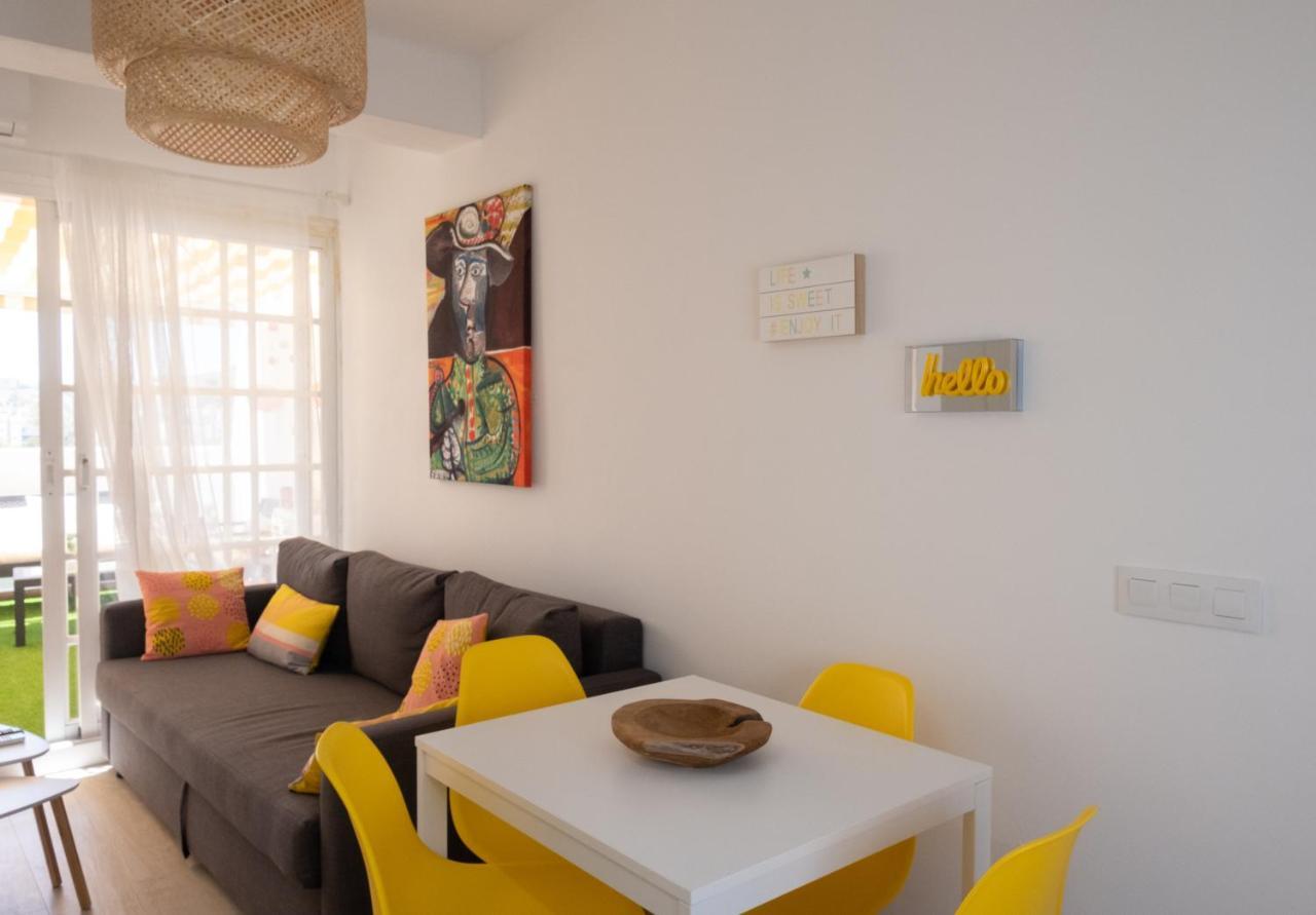 Penthouse City Center Private Terrace Wifi Malaga Zewnętrze zdjęcie