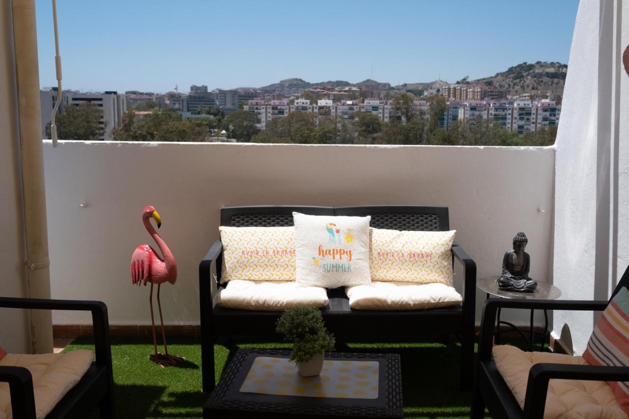 Penthouse City Center Private Terrace Wifi Malaga Zewnętrze zdjęcie