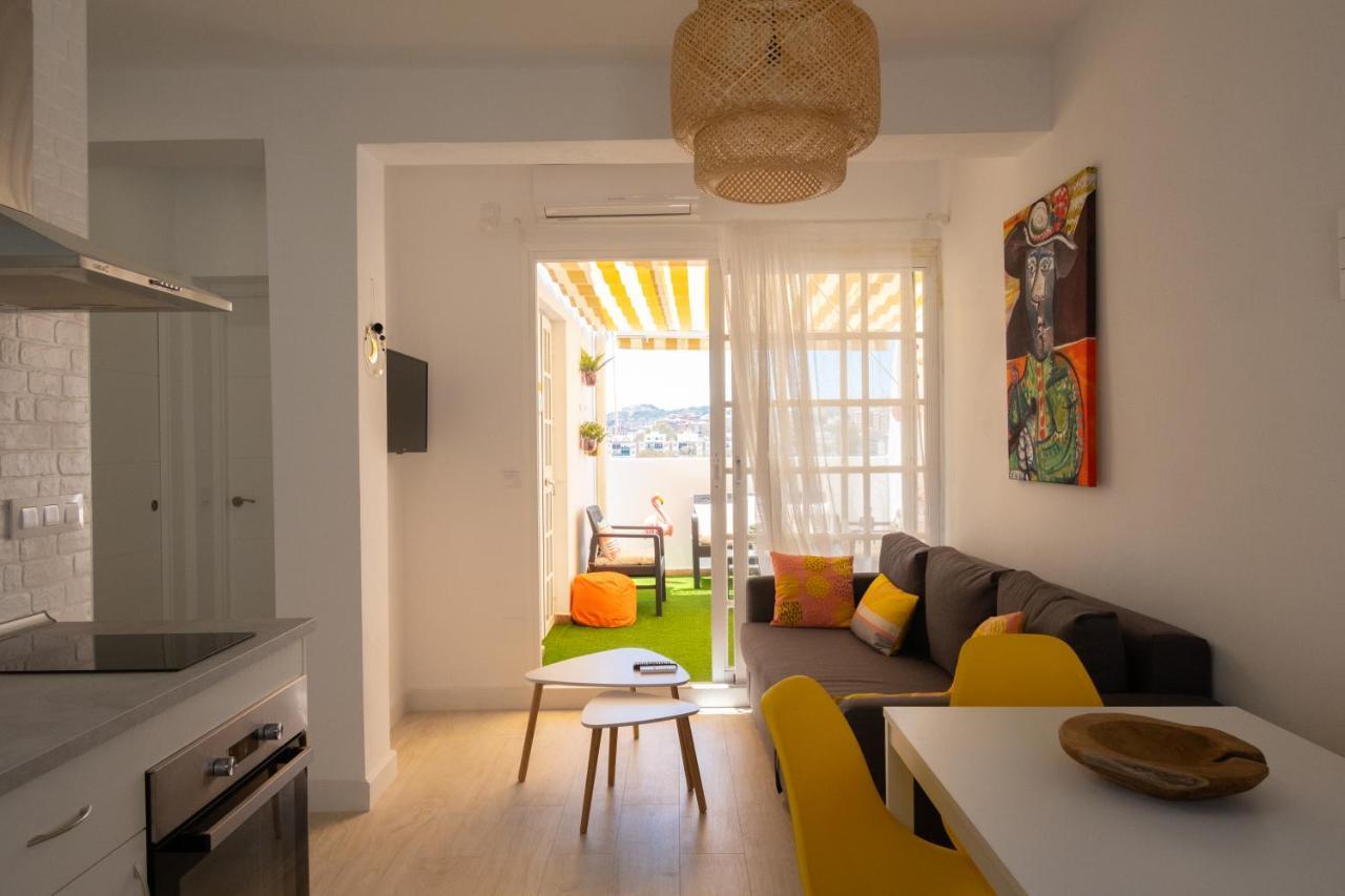 Penthouse City Center Private Terrace Wifi Malaga Zewnętrze zdjęcie