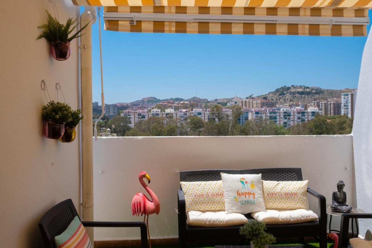 Penthouse City Center Private Terrace Wifi Malaga Zewnętrze zdjęcie
